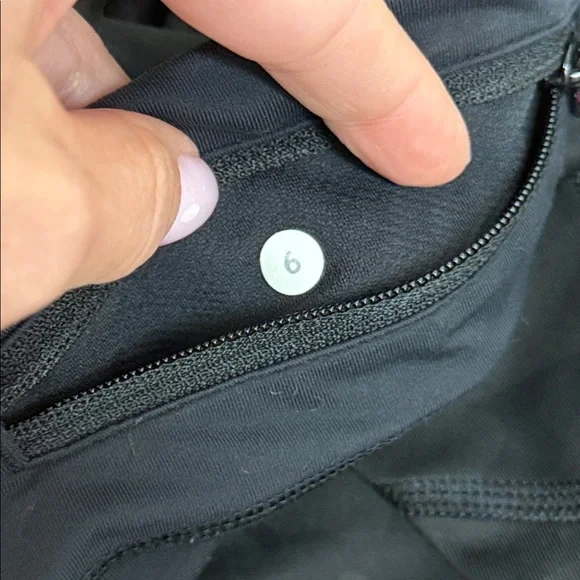 Lululemon Run: Inspire Crop II *All Luxtreme Savasana Camo 20cm Black Sz 6! - Picture 11 of 11